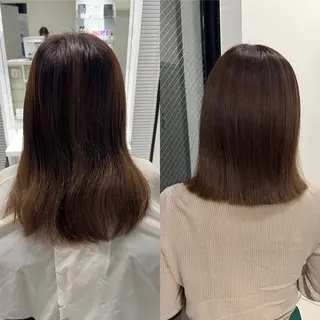 sena⌇ベージュ⌇ ブリーチなしWカラーのヘアスタイル