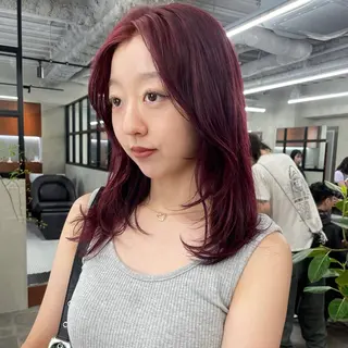 ロング カラー 🍒暖色カラー🍒 渋谷/YUUのヘアスタイル