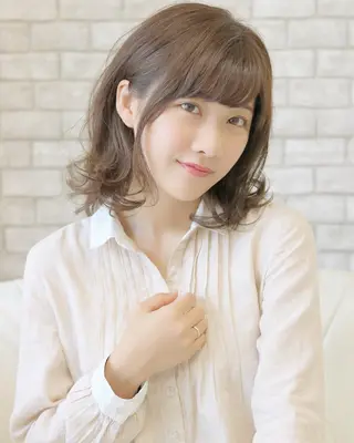 ミディアム カラー 柳澤 興輝のヘアスタイル