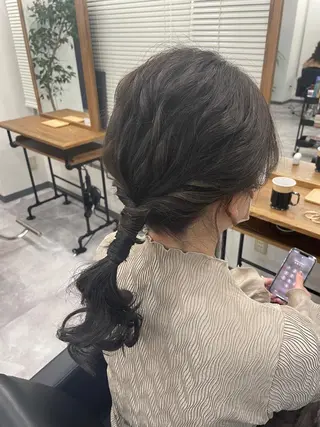 ミディアム OGAWA HIROKIのヘアスタイル