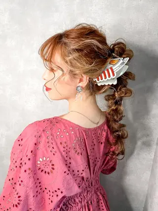 ロング 栗本 博史のヘアスタイル