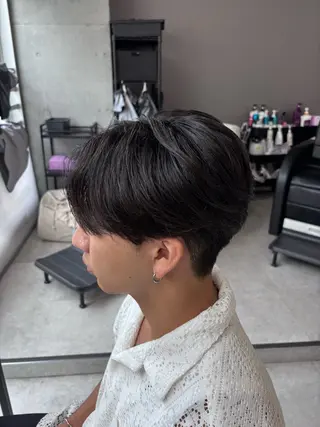 パーマ メンズ フェザーの鬼 🇰🇷yutoのヘアスタイル