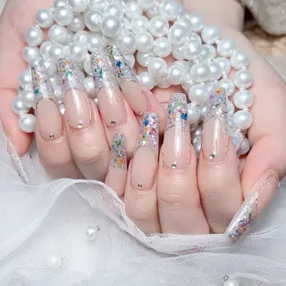 ネイル M🌷nail 長さだし専門店のネイルデザイン