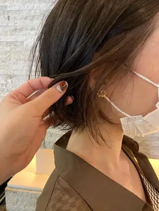 ショート カラー ✄折橋 彩花🐶🍑のヘアスタイル