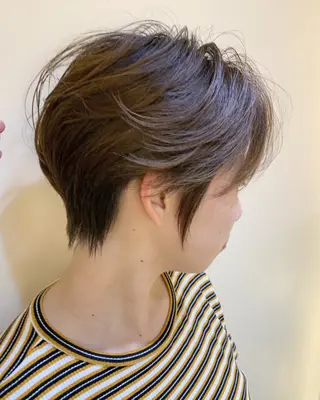 ショート カラー 髪質改善サロン 心斎橋ARCHEのヘアスタイル