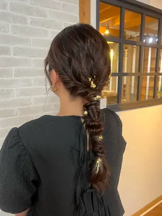 ロング ヘアアレンジ Topstylist YUKIのヘアスタイル