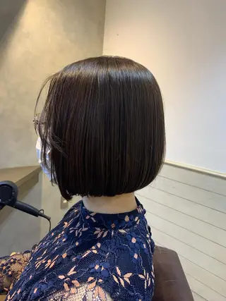 ミディアム カラー ✨️美髪矯正×似合わ せ艶カラー✨藤田透のヘアスタイル