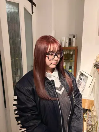 ロング カラー rina/似合わせ/ 艶髪カラー/髪質改善のヘアスタイル