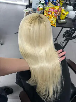 ロング カラー 俊 介のヘアスタイル