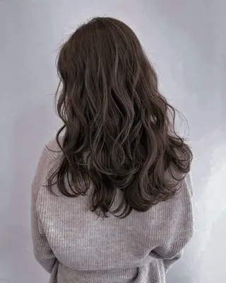 カラー パーマ 💖似合わせカラー レイヤー💖縮毛矯正のヘアスタイル