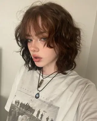パーマ ボブ.顔周りカット カット/ユキカのヘアスタイル