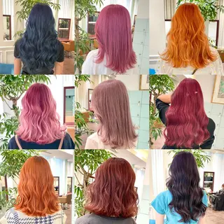 ミディアム カラー ヘアアレンジ 🧸ハイトーン🧸 ゆっきー🧸のヘアスタイル