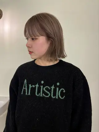 カラー nappe🐏 栄／矢場町のヘアスタイル