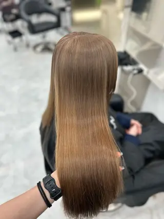 カラー 透明感ベージュ🎀 Anju/渋谷🎀のヘアスタイル