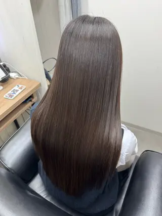 ロング カラー 艶髪改善師/高橋潤 /縮毛矯正のヘアスタイル