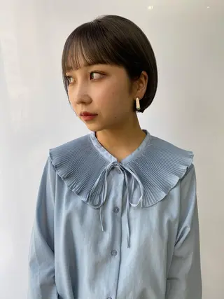 ショート カラー Pia ツボイ ケイタのヘアスタイル