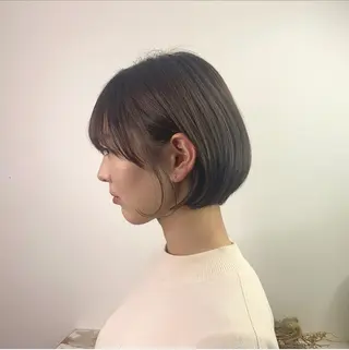 ショート カラー stylist店長 岡本真依のヘアスタイル