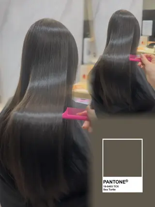ミディアム カラー L.E.M 仙台のヘアスタイル