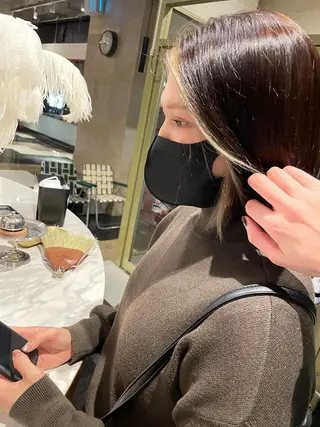 ミディアム CHIHIRO メリケンビューティーのヘアスタイル