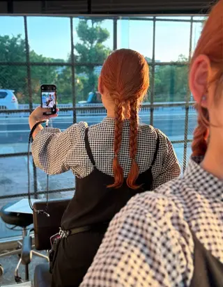 ヘアアレンジ はっとり ななせのヘアスタイル
