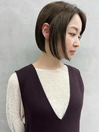ショート カラー 🧸艶々韓国ヘア 🧁mizunaのヘアスタイル