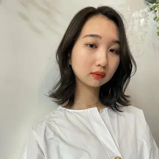 ミディアム カラー ツヤ美髪💐 髪質改善/高山愛来のヘアスタイル