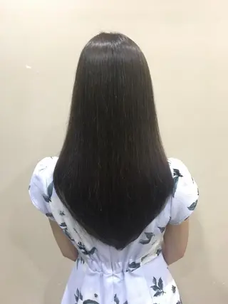 ロング 韓国美髪矯正✂️ 佐藤ヒロのヘアスタイル
