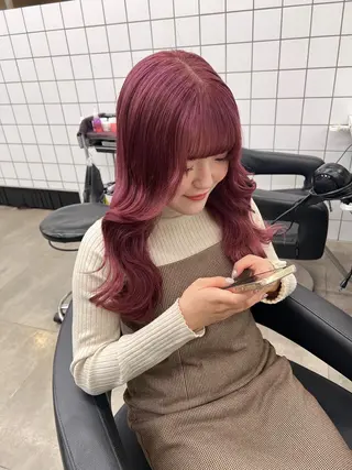 ロング カラー 💖札幌カラー 指名No.1💖玲奈のヘアスタイル
