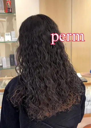 セミロング パーマ CYAN.栄店所属・パーマ/髪質改善 【榎本千夏】のヘアスタイル