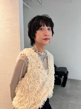 ショート パーマ benji 学芸大学所属・朝が楽なパーマ 🌱ショート/緒方椋のヘアスタイル