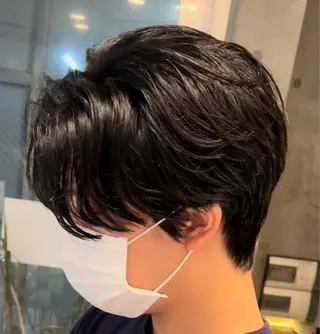 ミディアム カラー パーマ ヘアアレンジ メンズ fifth 石川 凪のヘアスタイル