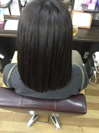 カラー 中山 ルミ子のヘアスタイル