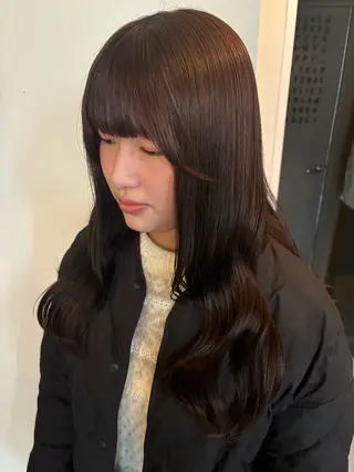 ロング カラー person♡kii マオのヘアスタイル