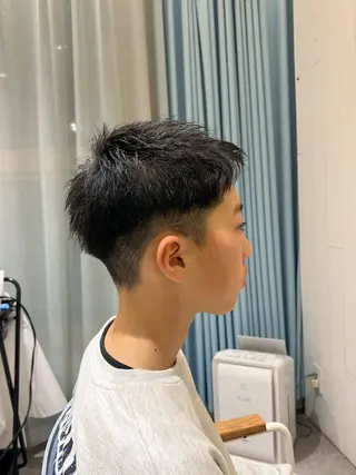 ショート メンズ デジタルパーマ募集‪ 平木亜美‪のヘアスタイル