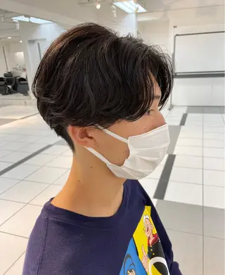 パーマ 🍮中山詩乃🍮顔 まわりデザイン◎のヘアスタイル