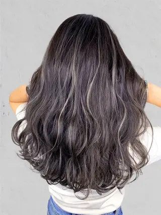 セミロング カラー ヘアアレンジ 髪質改善カラー🪞 美髪縮毛矯正🪞城のヘアスタイル