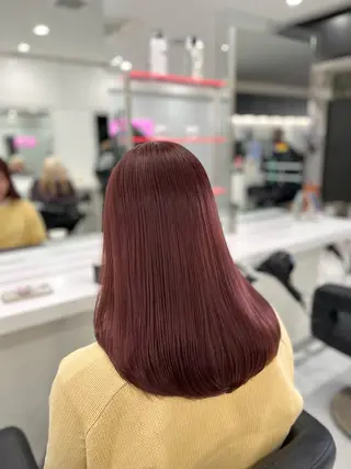 セミロング 韓国ガーリー🤍ハイ トーン🤍Ayanaのヘアスタイル