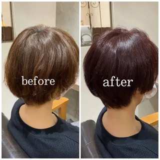 ショート yuzuki Agu臼井のヘアスタイル