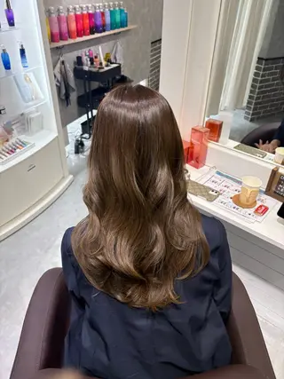 セミロング あい❤︎ /髪質改善/韓国巻きのヘアスタイル