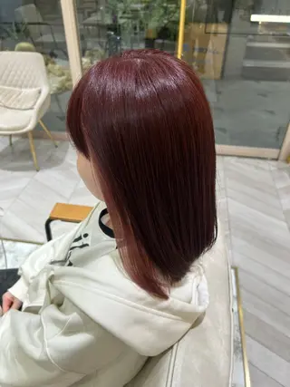 セミロング カラー 🦋sana🦋 似合わせカット✁のヘアスタイル