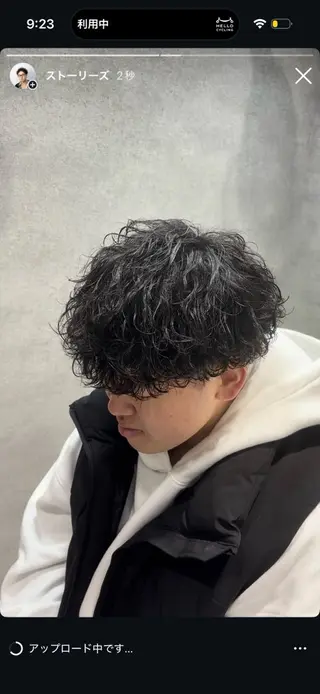 ショート パーマ メンズ トレンド🔥メンズ 特化⚡️網野裕希のヘアスタイル