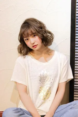 ミディアム カラー 鈴木 英治のヘアスタイル