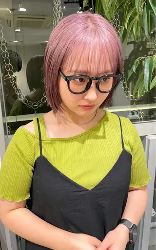 ミディアム カラー メンズパーマ💈藤田 晃志のヘアスタイル