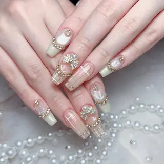 ネイル M🌷nail 長さだし専門店のネイルデザイン