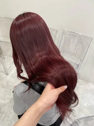 ロング カラー 中韓レイヤー/ ブラウン🤎はやとのヘアスタイル