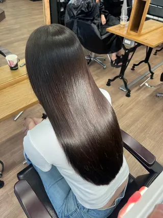 ロング カラー 渋谷レイヤーカット❌ 縮毛矯正専門/武田涼のヘアスタイル