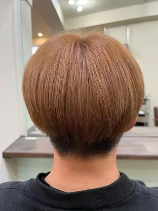 カラー メンズ 戸川 紗良のヘアスタイル