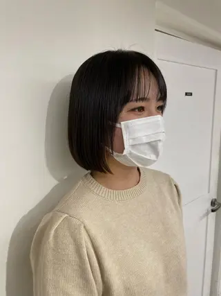 ミディアム 大阪美容師 井上智博のヘアスタイル