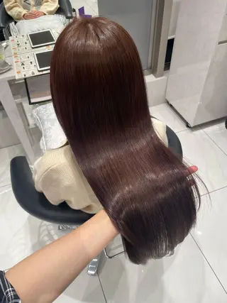 ロング mion🦋韓国ヘア 透明感カラー🫧のヘアスタイル