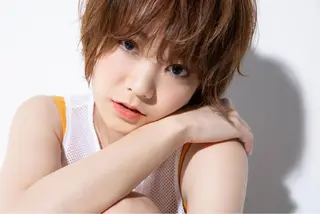 ショート カラー パーマ ひがし　まさし JYUNESU副代表のヘアスタイル